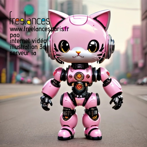 Pao mise en page internet vidéo illustration 3d serveur IA générative AI freelance paris studio de création magazines QTW7X4R0